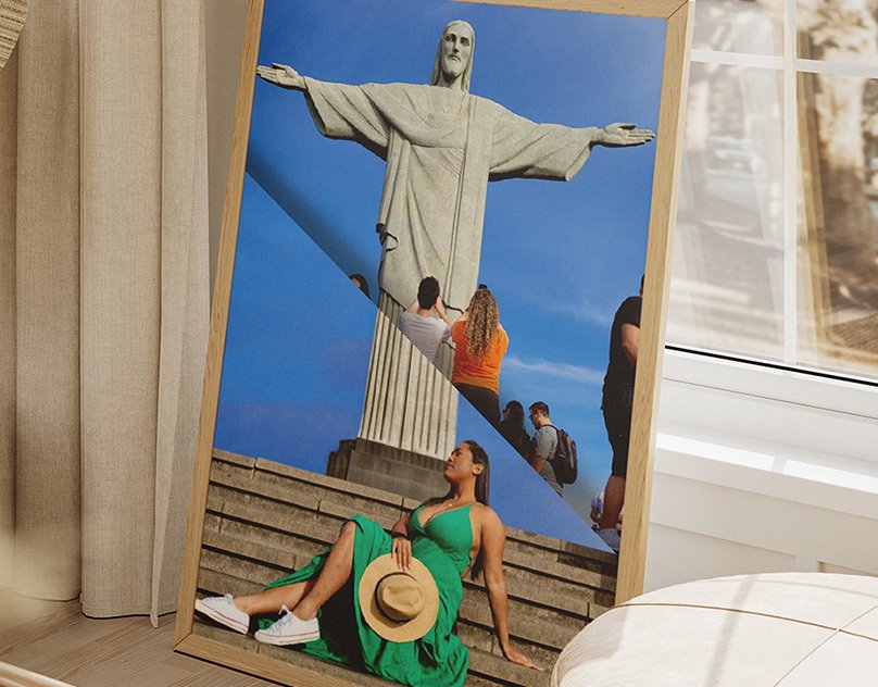 Remoção de pessoas de fotos turísticas