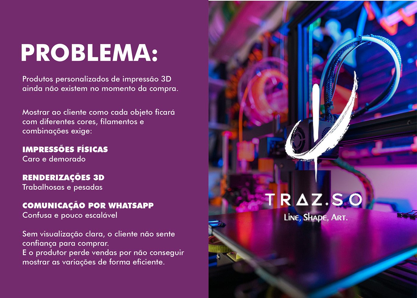 Trazso – E-commerce de Impressão 3D com Preview