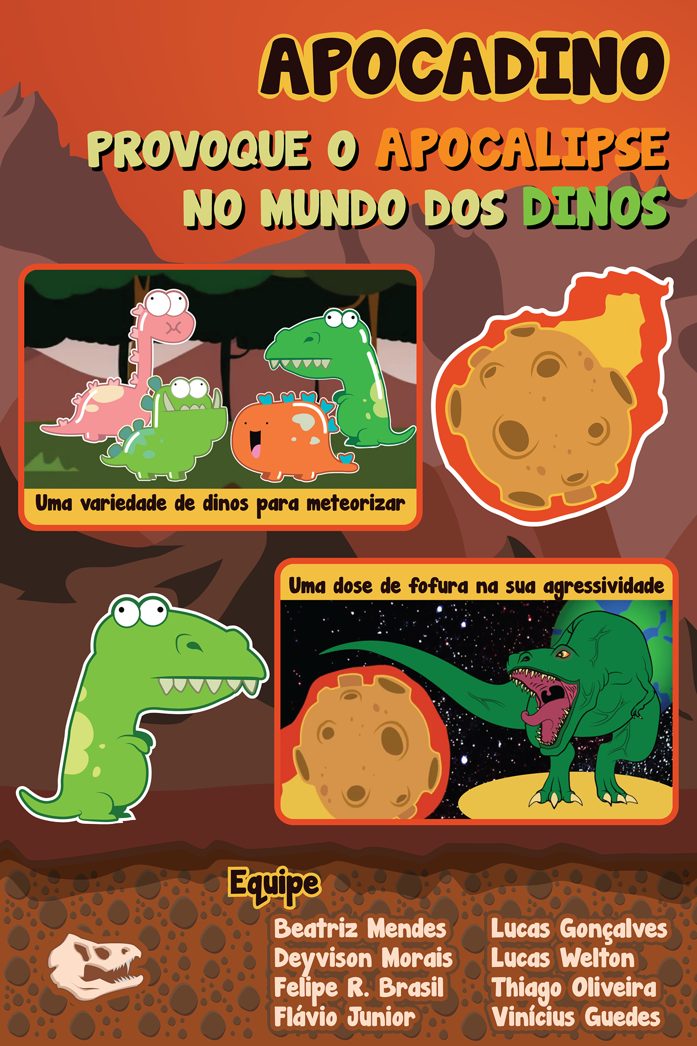 game apocadino Dino dinossauro fofinho cute