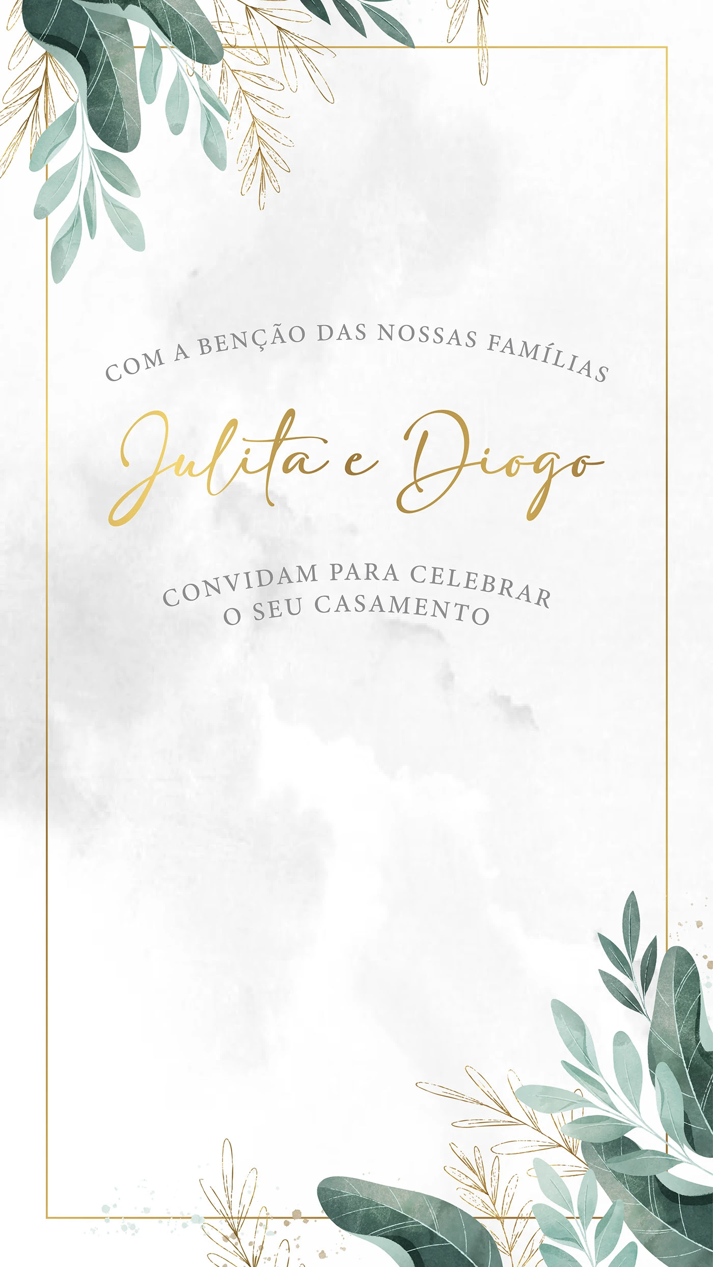 Convite de Casamento - Julita e Diogo — imagem 1