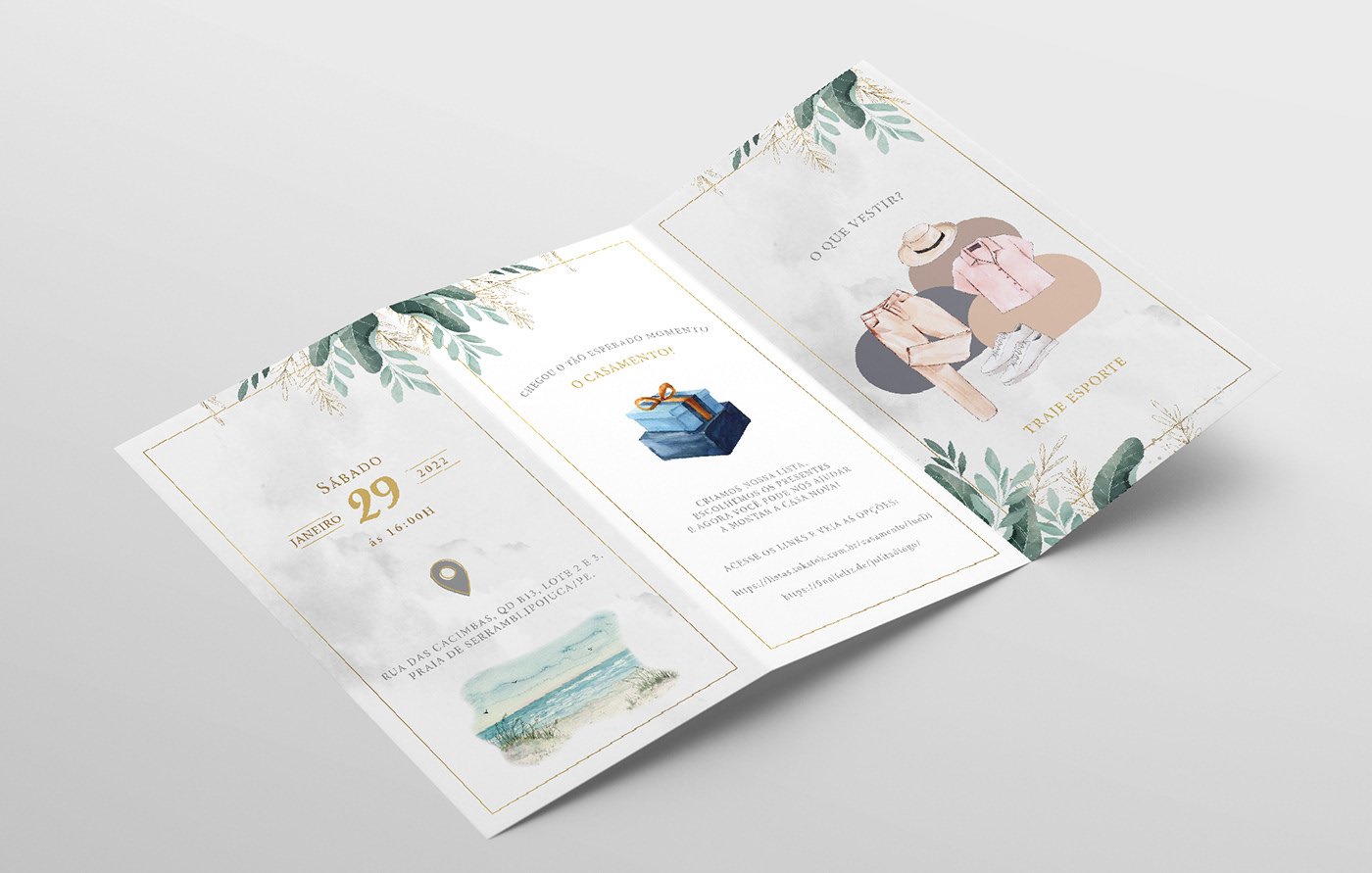 card design Event Invitation wedding Mockup graphic design