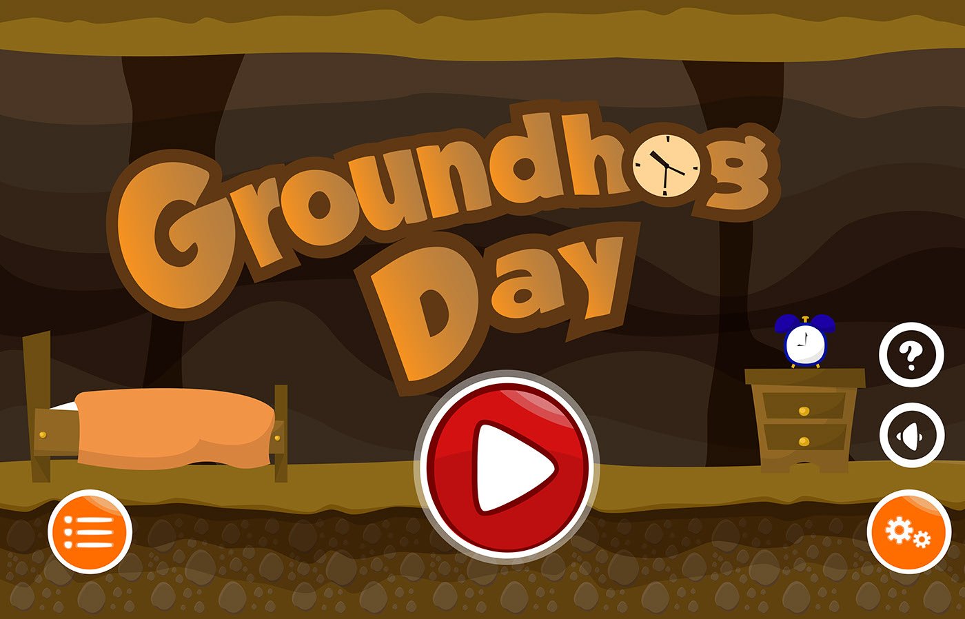 Groudhog Day nave Oi été marmota subterraneo