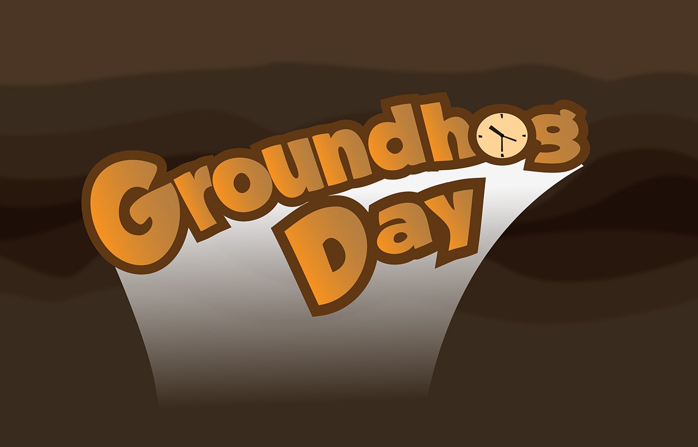Groudhog Day nave Oi été marmota subterraneo