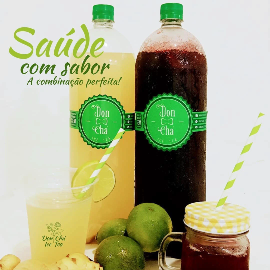 artesanal don cha drink FIT Health ice tea natural