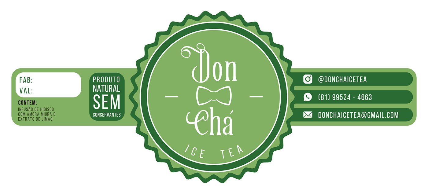 artesanal don cha drink FIT Health ice tea natural