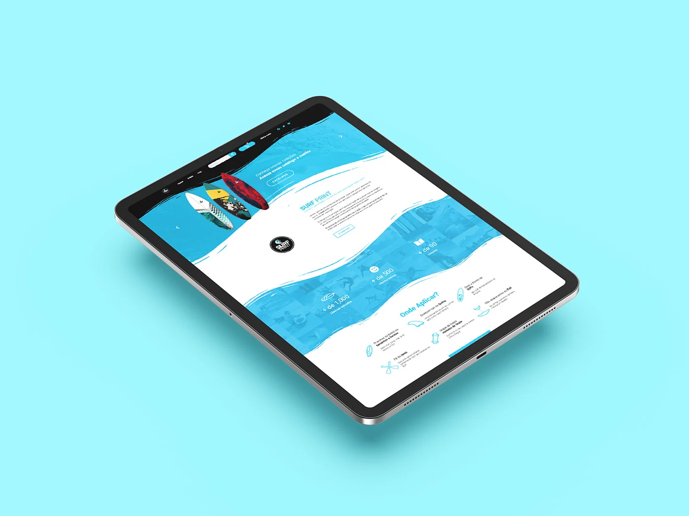 surfing wordpress elementor pro Web Design  ux/ui